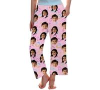 2026 Pantalones largos cómodos de moda para niñas con bolsillos, ropa de dormir suave e informal para el día a día, Rosa., 5-6 años