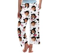 2026 Pantalones largos de moda para niñas con bolsillos: ropa de dormir informal suave y cómoda para todos, Blanco, 3-4 años