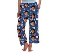 2026 Pantalones largos de moda para niñas con bolsillos: ropa de dormir informal suave y cómoda para todos, marine, 7-8 años