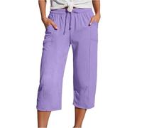 2026 Pantalones Mujer Verano Frescos 3/4 Pantalon Pirata Talla Grande Pantalón Deportivo Shorts Respirable Moderno Pantalones Cortos Palazzo Bolsillos Urbano Short Yoga Jogger Corre Playa Vacaciones