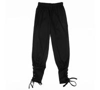2026 Pantalones Nine Inch clásicos Casuales de Color sólido para niño (Black, 4-6 Years)