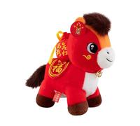 2026 Peluche Mascota Caballo | Decoración de Interior China, Dulce y Linda, Animal de Peluche Caballo - para Mesas Escaparate Casa Sala Oficinas Cafés Librerías Sofás Bibliotecas Escaparate