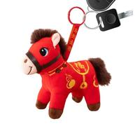 2026 Peluche Mascota Caballo | Dulce Lindo Chino Portátil Llaveros Encantador,Juguete de Peluche Caballo,Para Coches Bolsas Escaparate Casa Escuela Oficinas Cafés Librerías Sofás Estantes Estantes