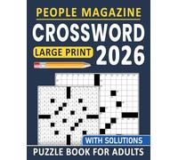 2026 People Magazine Crossword Puzzle Book For Adults Large Print