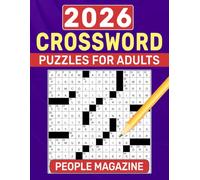 2026 People Magazine Crossword Puzzles For Adults: A fun balance of light and thoughtful challenges for daily play