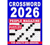 2026 People Magazine Crossword Puzzles For Adults And Seniors: Classic Word games Collection for Daily Brain Exercise