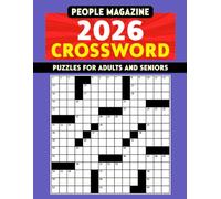 2026 People Magazine Crossword Puzzles For Adults And Seniors: Entertainment-style puzzle collection to support memory and logic
