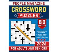 2026 People Magazine Crossword Puzzles For Adults And Seniors: Screen-free wordplay for hours of satisfying and mindful fun