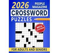 2026 People Magazine Crossword Puzzles For Adults And Seniors: Simple, Relaxing, and Engaging Crossword Fun for Everyone