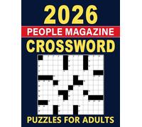 2026 People Magazine Crossword Puzzles For Adults: Thoughtfully arranged content that supports calm concentration anytime