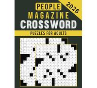 2026 People Magazine Crossword Puzzles For Adults: Trivia-based puzzles inspired by famous personalities and topics