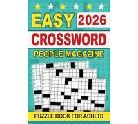 2026 People Magazine Easy Crossword Puzzle Book For Adults: Fun & Thoughtful Puzzles, Relax Your Brain, Focus-Friendly Layouts, Easy-to-Read Large Print (Great Gift for Puzzle Lovers)