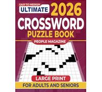 2026 People Magazine Easy to Medium Crossword Puzzle Book For Adults and Seniors: Confidence building mix of easy and medium challenges in tidy, readable grids