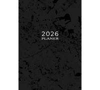 2026 Planer: A5 Tageskalender mit 1 Tag auf 1 Seite | Deutsche Feiertage | Jahresplaner Terminkalender | Tagesplaner Wochenkalender | Deutschland Buchkalender | Edel Schwarz