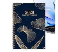 2026 Planificador Calendario - Glatter Schreibblock Mit Großen Feldern, Wochen- Und Monatsübersicht, Práctica Terminplanung, Organización Übersichtliche | Einsatz Schule Akademie Büro Studium Familia