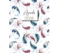 2026: Planificateur Grand Format A4 | Agenda Journalier Professionnel | 1 Page Par Jour avec Heure | 12 Mois du 1er janvier au 31 décembre