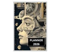 2026 Planner - 12-month, weekly, and daily planner with a budget table. Important dates in monthly view. Quarterly goals. Weeks start on Monday.: ... design. Motivational quote for each month.