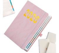 2026 Planner - 21x14.5x2cm A5 Notebook Waterproof Cover With Tab | Consistent Monthly Planner 2026 Calendar Book,for Home School College Office Appointment Academic Planning Women Men Christmas