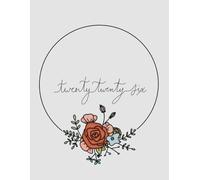 2026 Planner, 8.5 x 11 Floral Monthly and Weekly Organizer with Annual Overview and Bible Verse on First Page