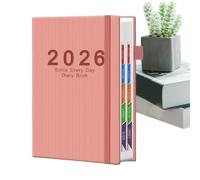 2026 Planner A5 Planning Agenda Notebook with Tabs Yearly Planner 2026 for Organizing To-Do List Home School Offices Classroom Meeting Room Studio Daily Weekly Schedule