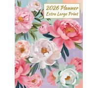 2026 Planner Extra Large Print: A Page Per Monthly Calendar With USA Holidays, Weekly Organizer for Appointments & Reminders, for Impaired Vision