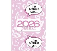 2026 Planner for Women | Pink Butterfly Weekly & Monthly Organizer: A Cute Motivational Agenda with Calendars, Habit Tracker, Budget Pages, Notes, and Positive Living