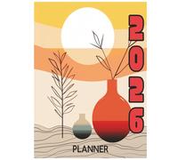 2026 Planner - Minimalist Boho Style V8: With Goals, To-Do Lists, Holidays & Organizer for Productivity and Time Management