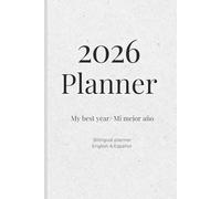 2026 Planner: My best year/ Mi mejor año
