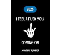 2026 Planner Rude: A5, 5X7in 12 Months, From January 2026 to December 2026. With Contacts, Passwords, Important dates, Holidays, Monthly Expenditure and extra Notes pages.