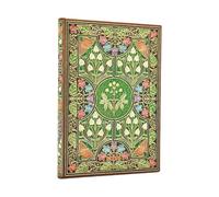 2026 Poetry in Bloom Midi 12-month Verso Hardcover Flexi Dayplanner 2026 (Elastic Band Closure)