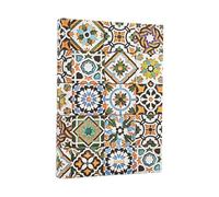 2026 Porto (Portuguese Tiles) Day-at-a-Time Hardcover Flexi Dayplanner 2026 (Elastic Band Closure)