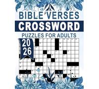 2026 Powerful Bible Verses Crossword Puzzles For Adults: Meaningful Scripture Word Games for Daily Mind Renewal