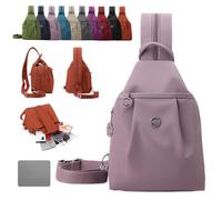 2026 Premium 3 in 1 Anti-Theft Travel Tote Bag, Large Capacity Oxford Convertible Shoulder Travel Bag, Waterproof 2-Way Commuter Bag (Pink)