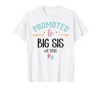 2026 Promoted to Big Sis 2026 Soon to Be Big Sister EST 2026 Camiseta
