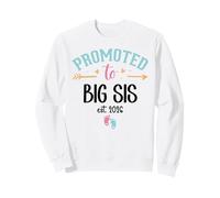 2026 Promoted to Big Sis 2026 Soon to Be Big Sister EST 2026 Sudadera