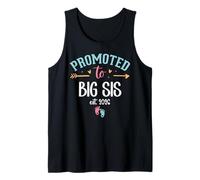 2026 Promoted to Big Sis EST 2026 Soon to Be Big Sister 2026 Camiseta sin Mangas