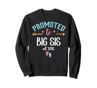2026 Promoted to Big Sis EST 2026 Soon to Be Big Sister 2026 Sudadera