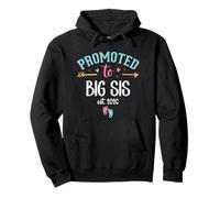 2026 Promoted to Big Sis EST 2026 Soon to Be Big Sister 2026 Sudadera con Capucha