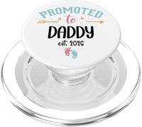 2026 Promoted to Daddy EST 2026 Dad First Time Father to Be PopSockets PopGrip para MagSafe