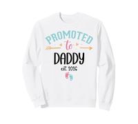 2026 Promoted to Daddy EST 2026 Dad First Time Father to Be Sudadera