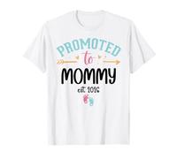 2026 Promoted to Mommy EST 2026 Mom First Time Mother to Be Camiseta