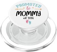 2026 Promoted to Mommy EST 2026 Mom First Time Mother to Be PopSockets PopGrip para MagSafe