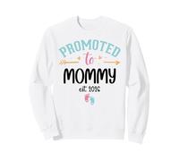 2026 Promoted to Mommy EST 2026 Mom First Time Mother to Be Sudadera
