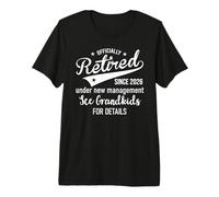 2026 Retired Under New Management See Grandkids Retirement Camiseta Premium
