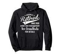 2026 Retired Under New Management See Grandkids Retirement Sudadera con Capucha