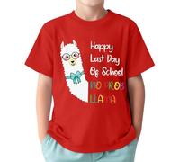 2026 Ropa de Graduación Regalos Camiseta para el Último Día de la Escuela para Niños Niñas Niños Niñas Divertida Camiseta de Final de Año Escolar Camiseta Gráfica Tops 1-13 Años, rojo, 6-7 años