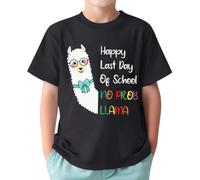 2026 Ropa de Graduación Regalos Camiseta para el Último Día de la Escuela para Niños Niñas Niños Niñas Divertida Camiseta de Final de Año Escolar Camiseta Gráfica Tops 1-13 Años, Negro , 10-11 años