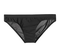2026 - Ropa interior transparente de seda de hielo para hombre, sin bolsa, pantalones triangulares ajustados, cintura baja, top rojo, Negro , M