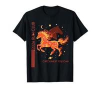 2026 Run Fire Horse Running Fitness Atleta Runners Club Camiseta