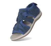 2026 Sandalias ortopédicas de tacón de cuña para mujer con punta abierta Soporte de arco de punta redonda baja Modelos casuales cómodos para caminar al aire libre Playa de verano, azul oscuro, 37 EU